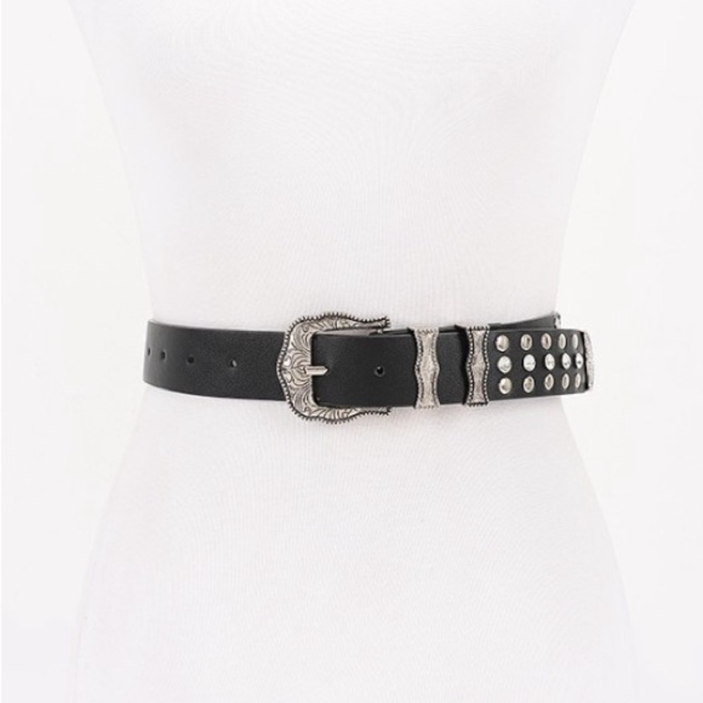 Studs & Rhinestones Belt - Picture 4 of 6